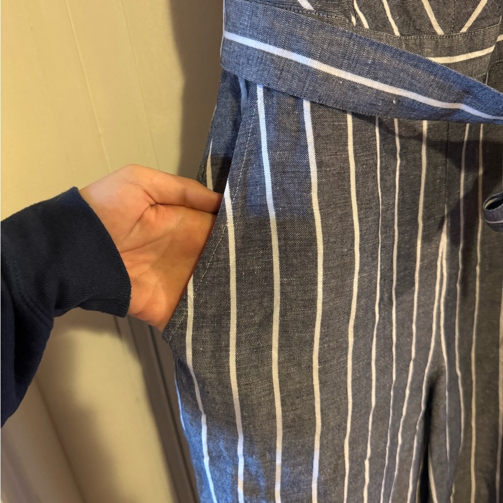 Striped Jumpsuit - Picture 2 of 4